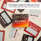 It's a Date!, 40 Fun and Romantic Scratch Off Date Night Ideas for Him, Her, Girlfriend, Boyfriend, Wife, Husband & Couples, Valentine's Gift for Men