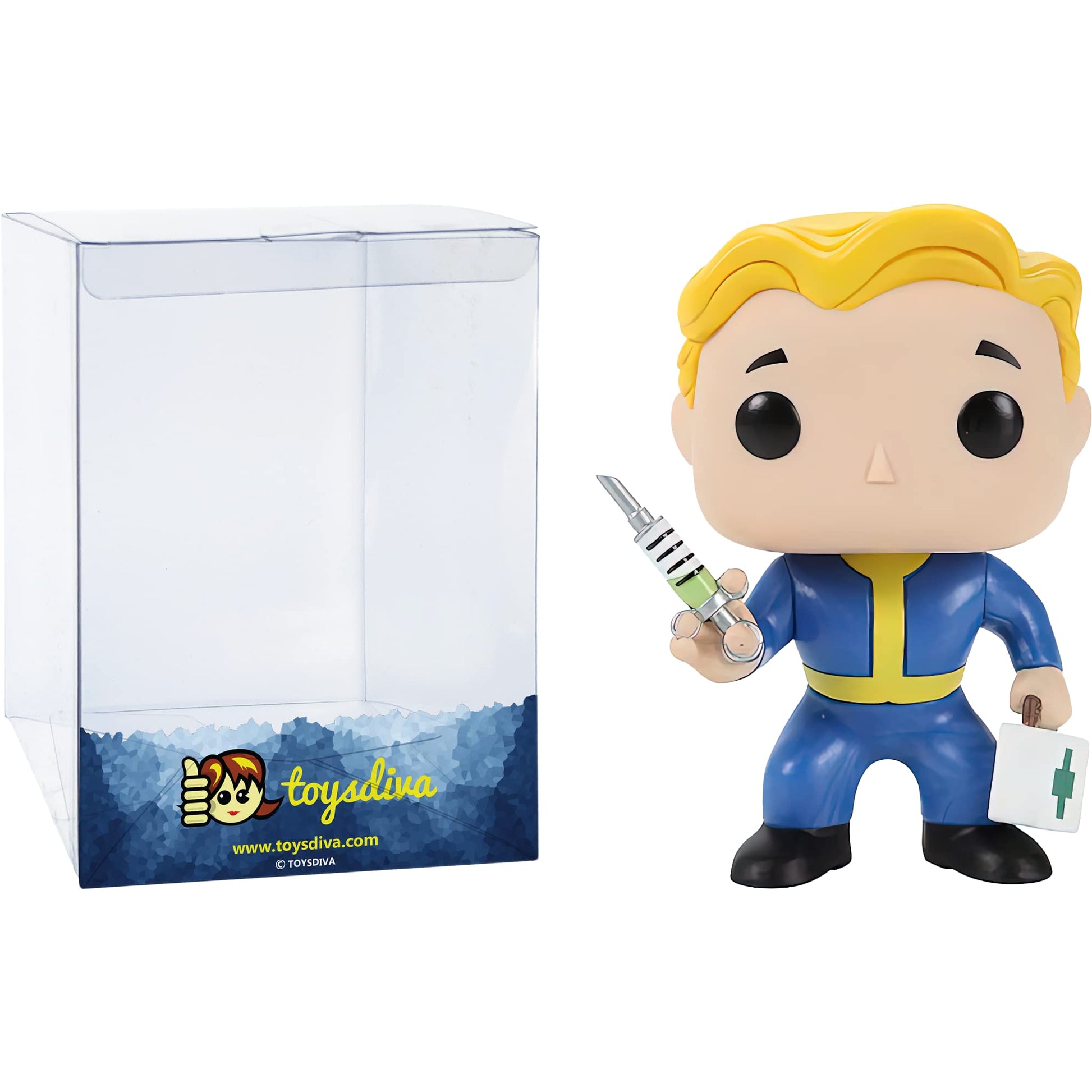 Funko Medic (Hot Topic Exc): P o p ! Games Vinyl Figurine Bundle with 1 Compatible 'ToysDiva' Graphic Protector (101-10513 - B)