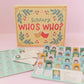 Pippi Post Literary Who's Who Classic Board Game, 28 Character Cards, Book Themed Guessing Game with Character Profiles, 11.5x13.75 Inches, Two Player