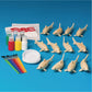 S&S Worldwide Flexible Wood Shark Craft Kit, Includes Wood Sharks, Paint & Brushes. Great for Shark Week Crafts. for Kids & Adults. Sharks are 4-1/2"l