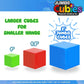 Playmags Jumbo Cubies Magnetic Blocks Building Toy, 64pc 2-Inch Magnet Cubes STEM Toys for Toddler & Kids, Preschool, Educational Construction Block