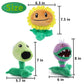 JHESAO 10 PCS Plants and Zombies Plush PVZ Plushies Zombies Brown Coat Toys Normal Zombies PVZ 1 2 Stuffed Soft Doll Gray Zombies New