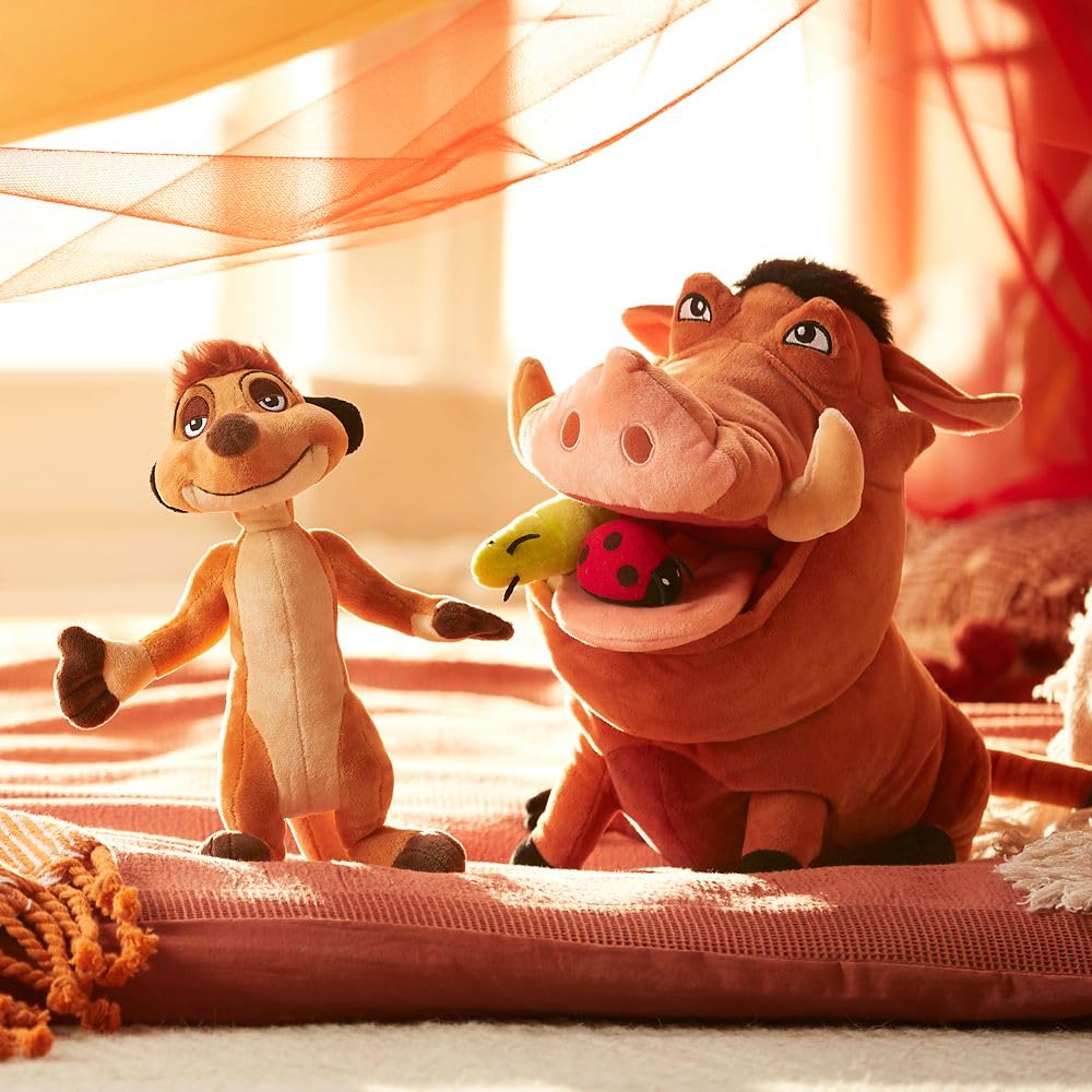 Disney Store Official Timon Plush - The Lion King - Small 15'' - Authentic Meerkat Soft Toy with Lifelike Details