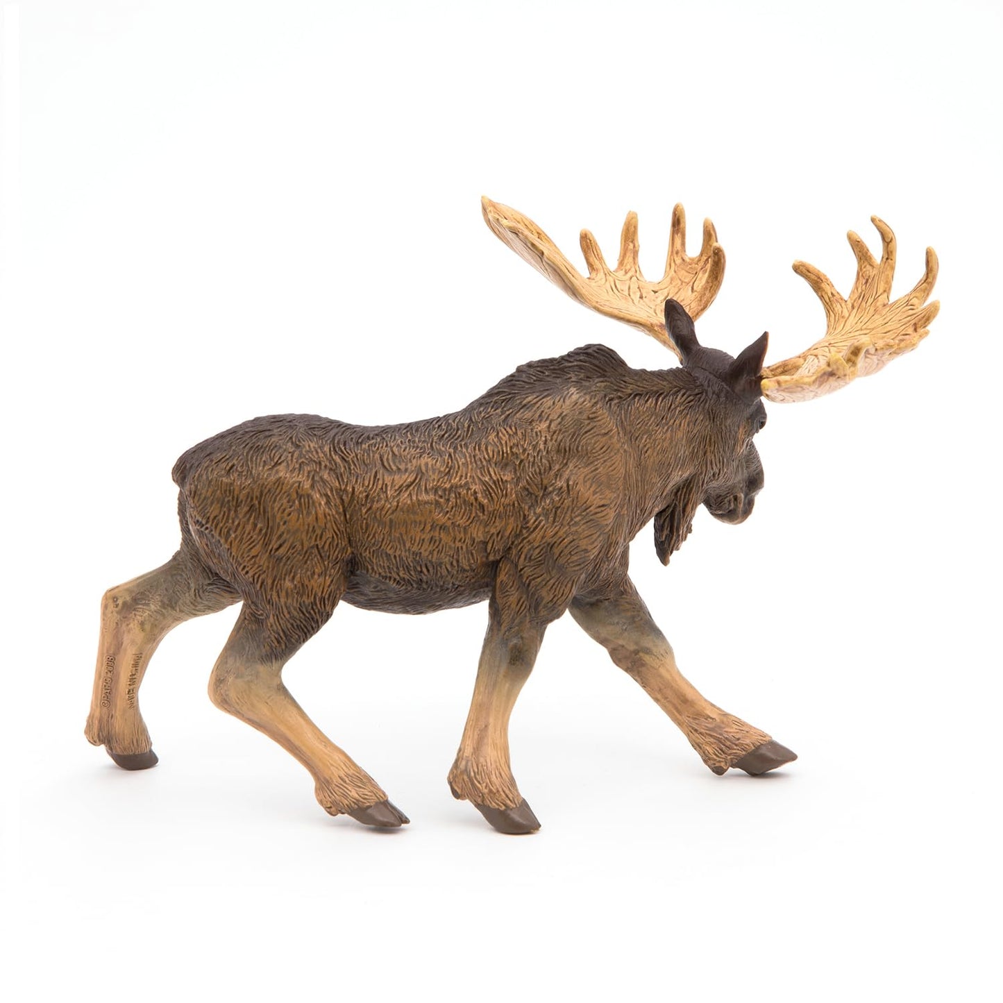 Papo Standing North American Moose Toy Figure, Multicolor