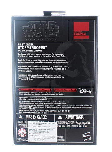 Star Wars 2015 The Black Series First Order Stormtrooper (The Force Awakens) Exclusive Action Figure, 3.75 Inches