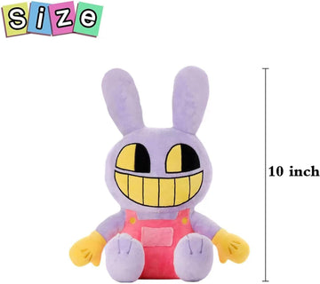 SAJISP The Amazing Digital Circus Plush,10" Jax Plushies Toy Gift, Cute Stuffed Figure Doll for Kids and Adults, Birthday Halloween Christmas Choice