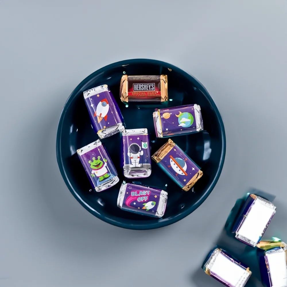 Fun Express Space Mini Candy Bar Sticker Labels
