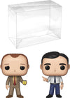 Funko Toby vs Michael: P o p ! TV Vinyl Figurine Bundle with 1 Compatible Protector (41917 - B)