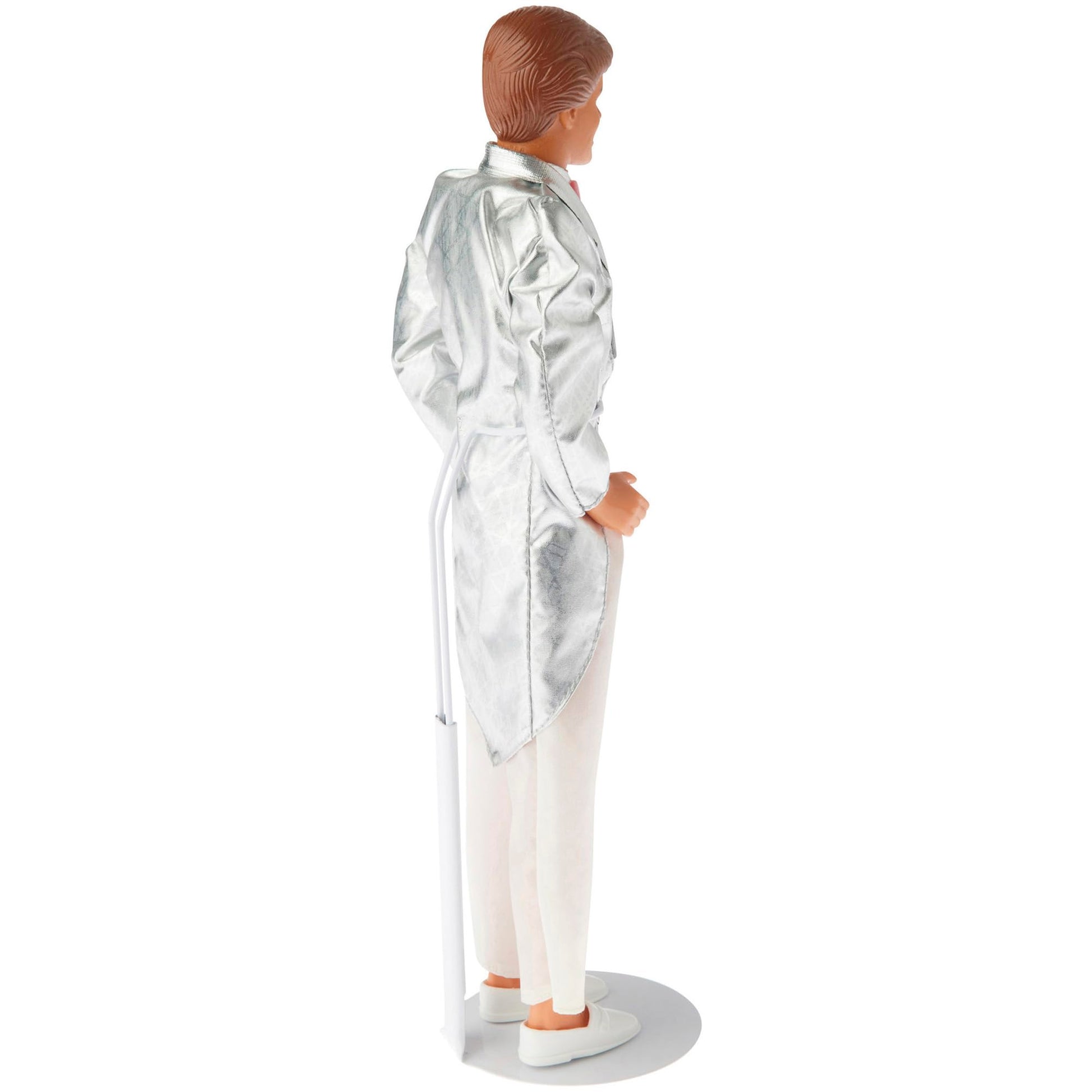 Plymor DSP-5175W White Adjustable Doll Stand, fits 10, 11, and 12 inch Dolls or Action Figures, Waist is 1.75" - 2.25" wide, 5" - 6" around