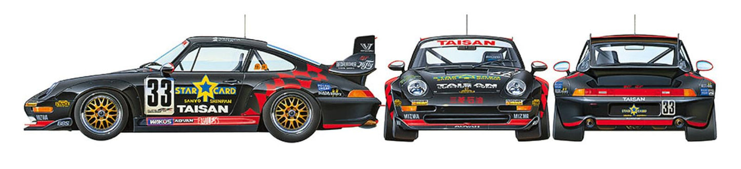 Tamiya 1: 24 300024175 - Taisan Star Card Porsche 911Gt2 1995