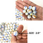 TSY TOOL 1000 Count Bulk Beautiful Premium Player Glass Marble, 5/8" in Bulk, Shooters Sling Shot Ammo for Children (10 Bags)