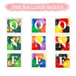 First Birthday Decorations for Boy Girls, ONE Balloon Boxes with Rainbow Balloons, ONE Blocks for Cartoon Watermelon Street Rainbow Theme Baby 1st