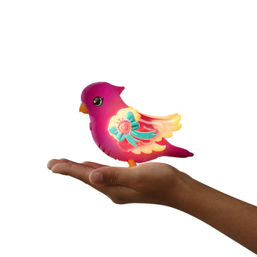 Little Live Pets - Lil' Bird & Bird Cage: Tiara Twinkles, New Light Up Wings with 20 + Sounds, and Reacts to Touch