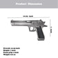 12.25" Desert Eagle Foam Replica Collectible Prop Gun for Cosplay, Halloween, Display & Gifting - Lightweight Safe Foam Pistol for Costume and Decor
