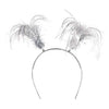 Amscan 3994142 Silver Ponytail Head Bopper Party Accessory 8 x 5 1 Ct