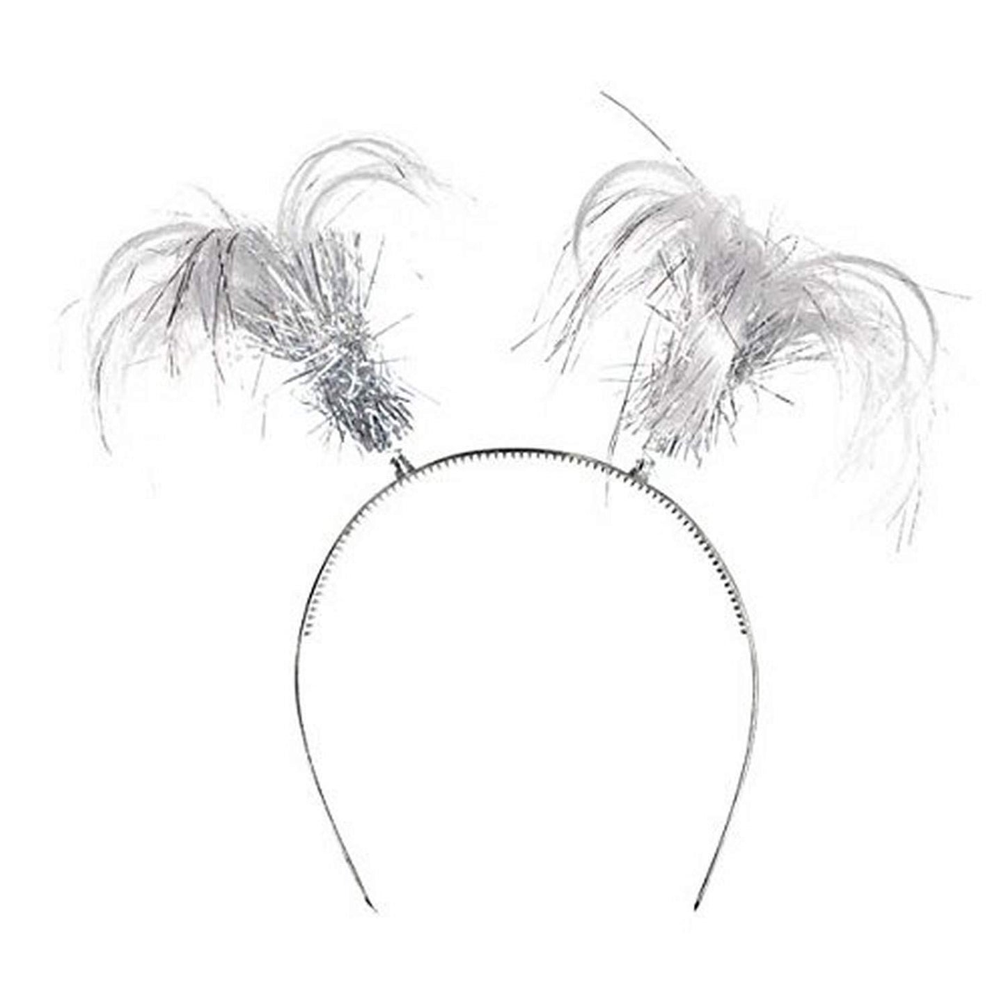 Amscan 3994142 Silver Ponytail Head Bopper Party Accessory 8 x 5 1 Ct