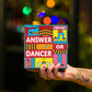 Hygge Games - Answer or Dancer Trivia Dance-Off Family Fun Party Game for Ages 14+