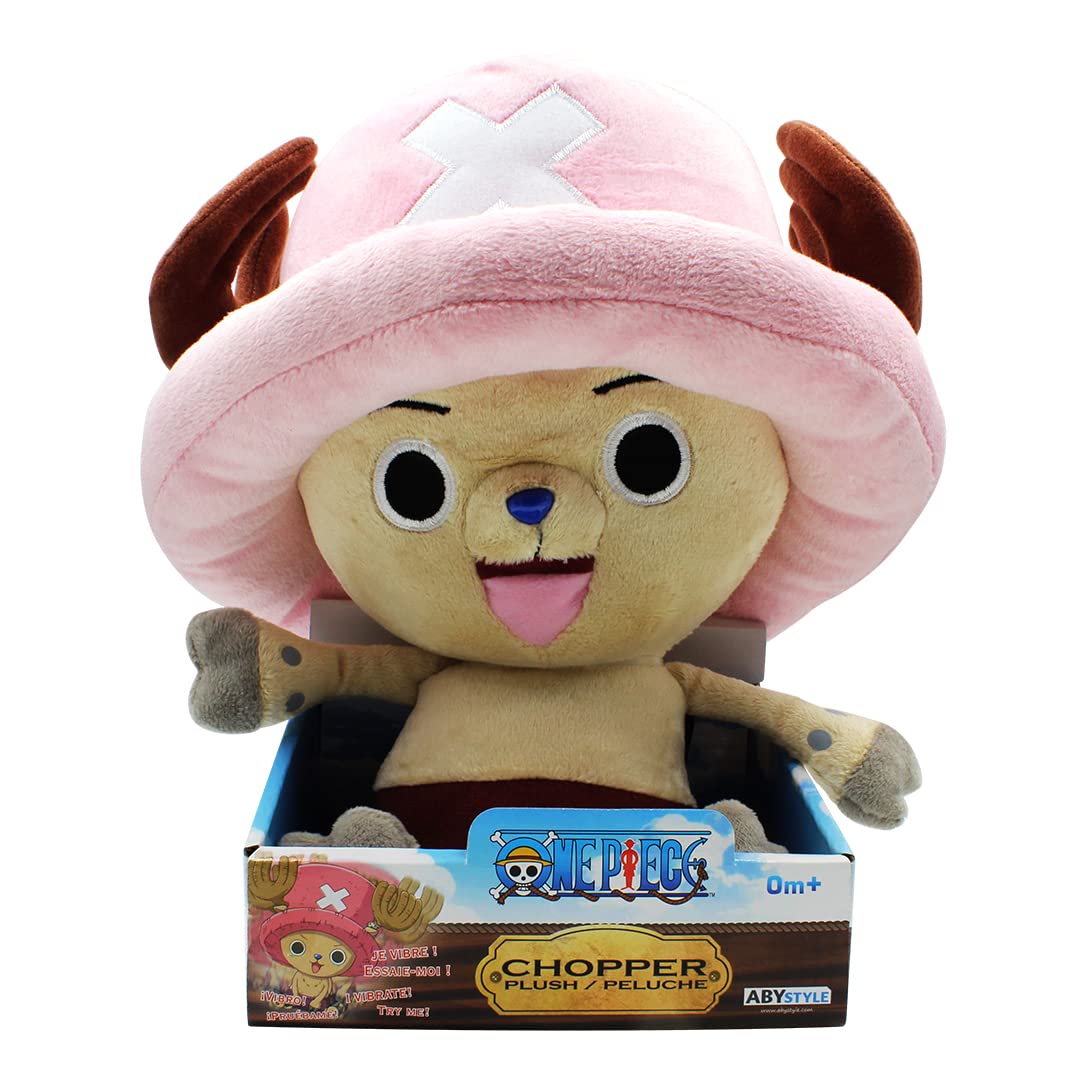 ABYSTYLE One Piece Chopper Rumbling Plush Polyester Stuffed Rumbling 10" Anime Manga Home Room Décor Essential Plush Accessories Gift Fans