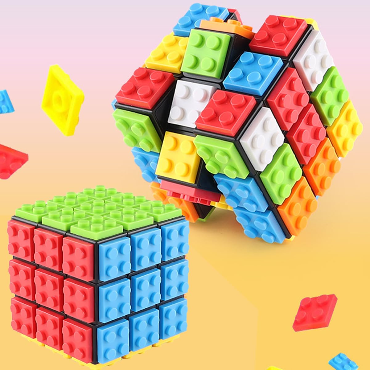 3x3 Speed Cube Black 3x3x3 Magic Speed Cube Puzzles Sturdy and Smooth Speed Cubes Puzzles Toy Montessori STEM Educational Toys Gift for Kids