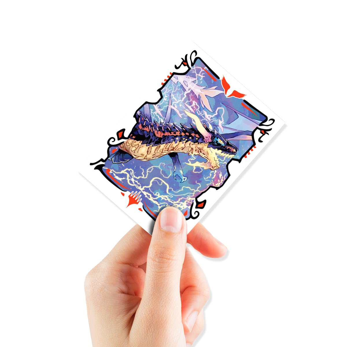 Ultra PRO - Tarkir Dragonstorm Neriv, the Storm Front 105ct APEX Deck Protector™ Sleeves for Magic: The Gathering