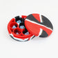 FanRoll Silicone Round Dice Case: Red/Black/White, Role Playing Game Dice Accessories for Dungeons and Dragons