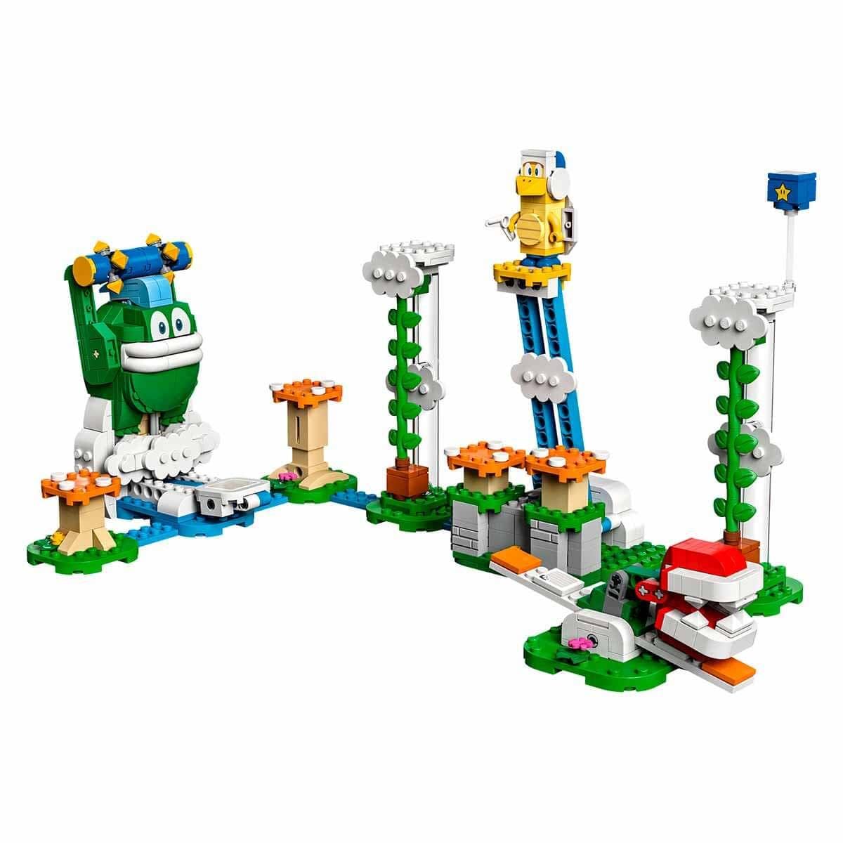LEGO Super Mario Big Spike’s Cloudtop Challenge Expansion Set 71409, Collectible Toy for Kids with 3 Figures Including Boomerang Bro and Piranha Plant