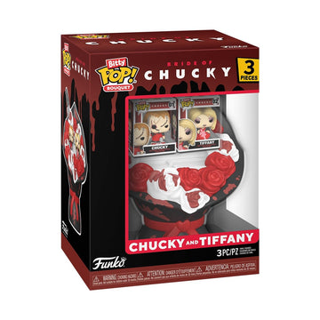 Funko Pop! Bitty Bouquet: Valentines - Chucky and Tiffany - Gift Idea - Official Merchandise - Toys for Kids & Adults - for Collectors and Display