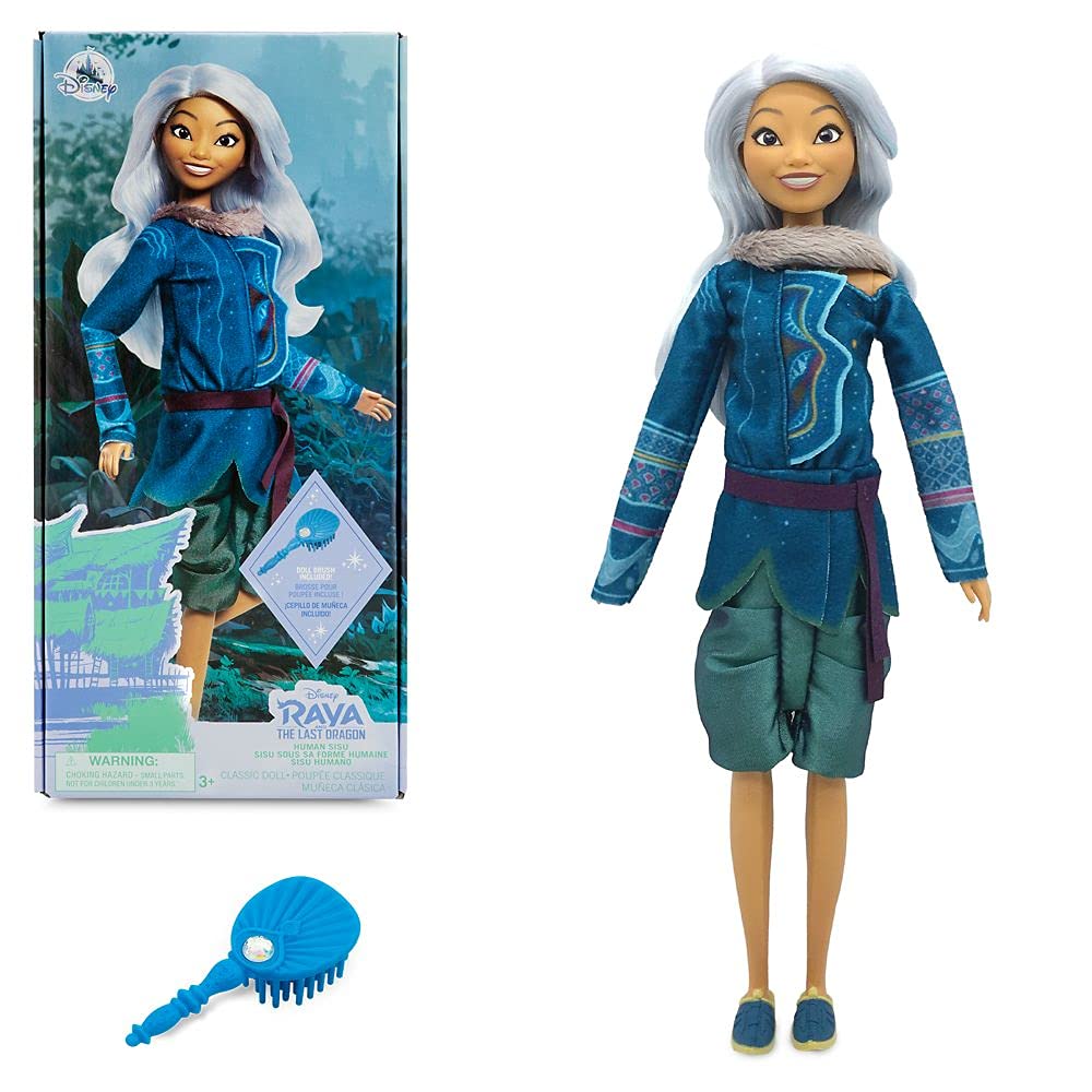 Disney Store Official Princess Classic Doll (Sisu), 11 Inches, Includes Brush with Molded Details, Fully Posable Toy in Classic Outfit Princess Toys