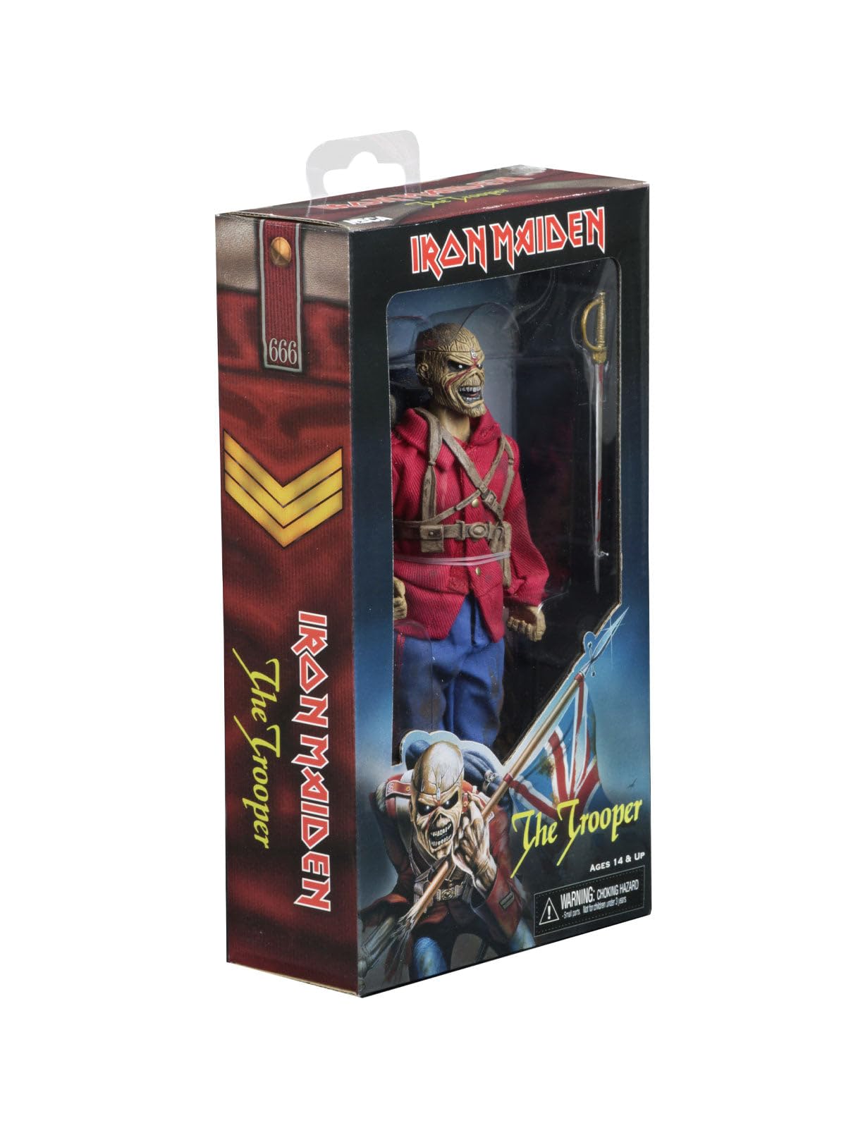 NECA Iron Maiden - Trooper 8" Clothed Action Figure