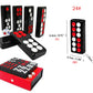 HenMerry 32PCS Pai Gow Tiles Game Set,24# Chinese Traditional Black Dominoes PaiGow, Pai Gow Poker, Best Casino Game Party Fun Toy for Entertainemnt