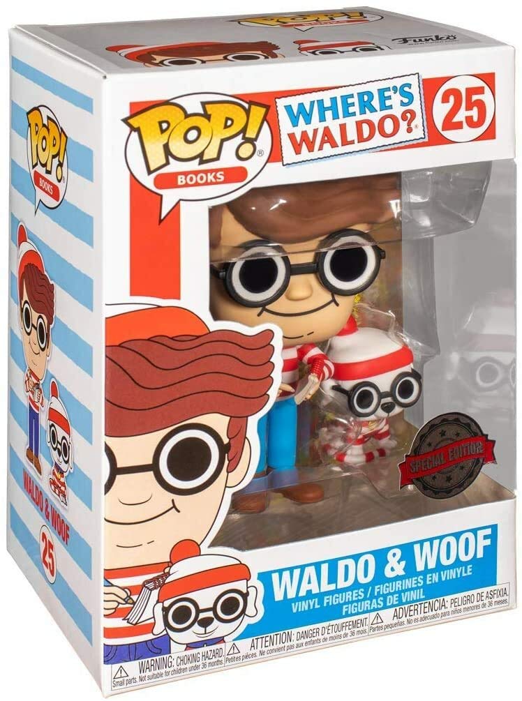 Funko POP! Where's Waldo - Waldo w/Dog Vinyl Figure 10 cm
