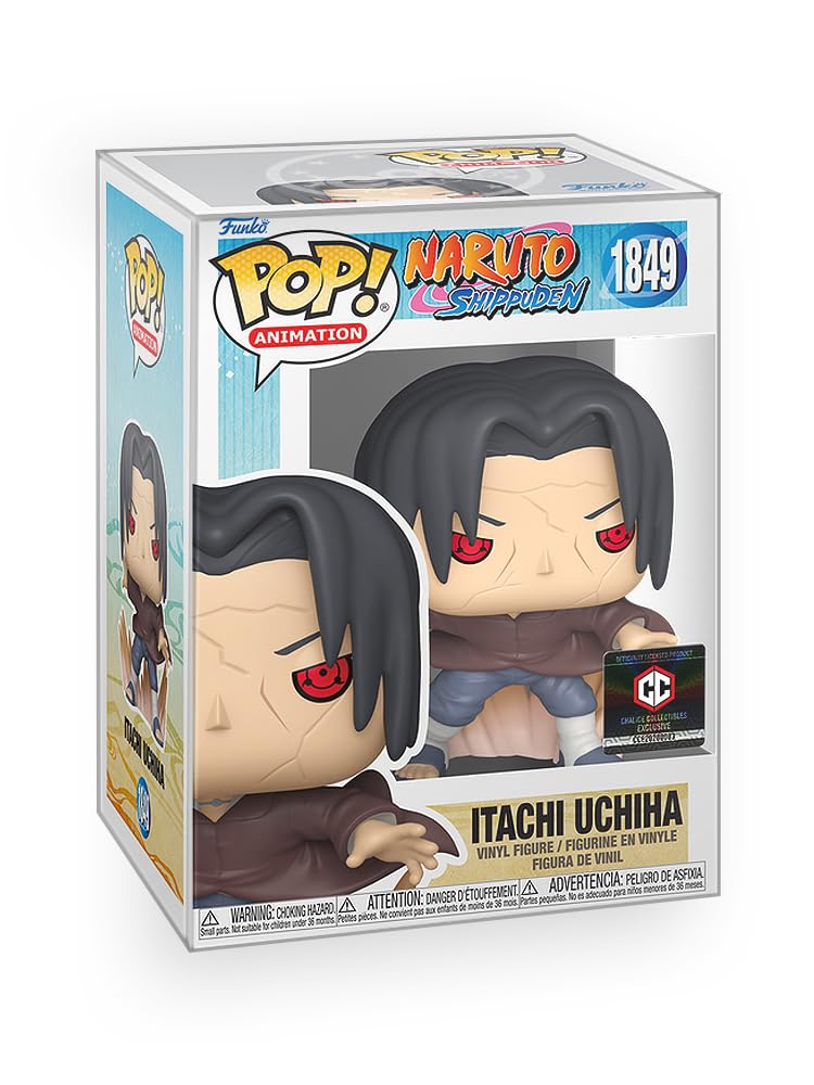 Epic Collectibles Pop Anime: Naruto Shippuden - Itachi Uchiha (Edo Itachi) Exclusive Vinyl Figure Bundled with Box Protector Compatible for Funko