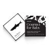Gourmet for Baby High Contrast Sensory Learning Toy 10 Black & White Flash Cards of Food Shapes. Tummy Time Pillow Games Curious Baby Toys Activity