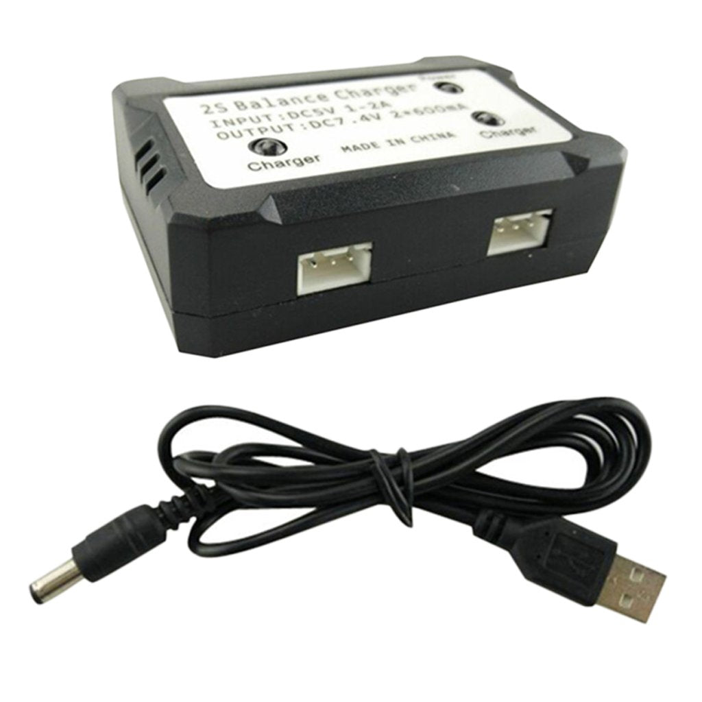 Jili Online 2S 7.4V USB Charger for Syma X8 X8C X8G X8HG X8HW X8HC MJX X101 RC Helicopter Drone Accessories