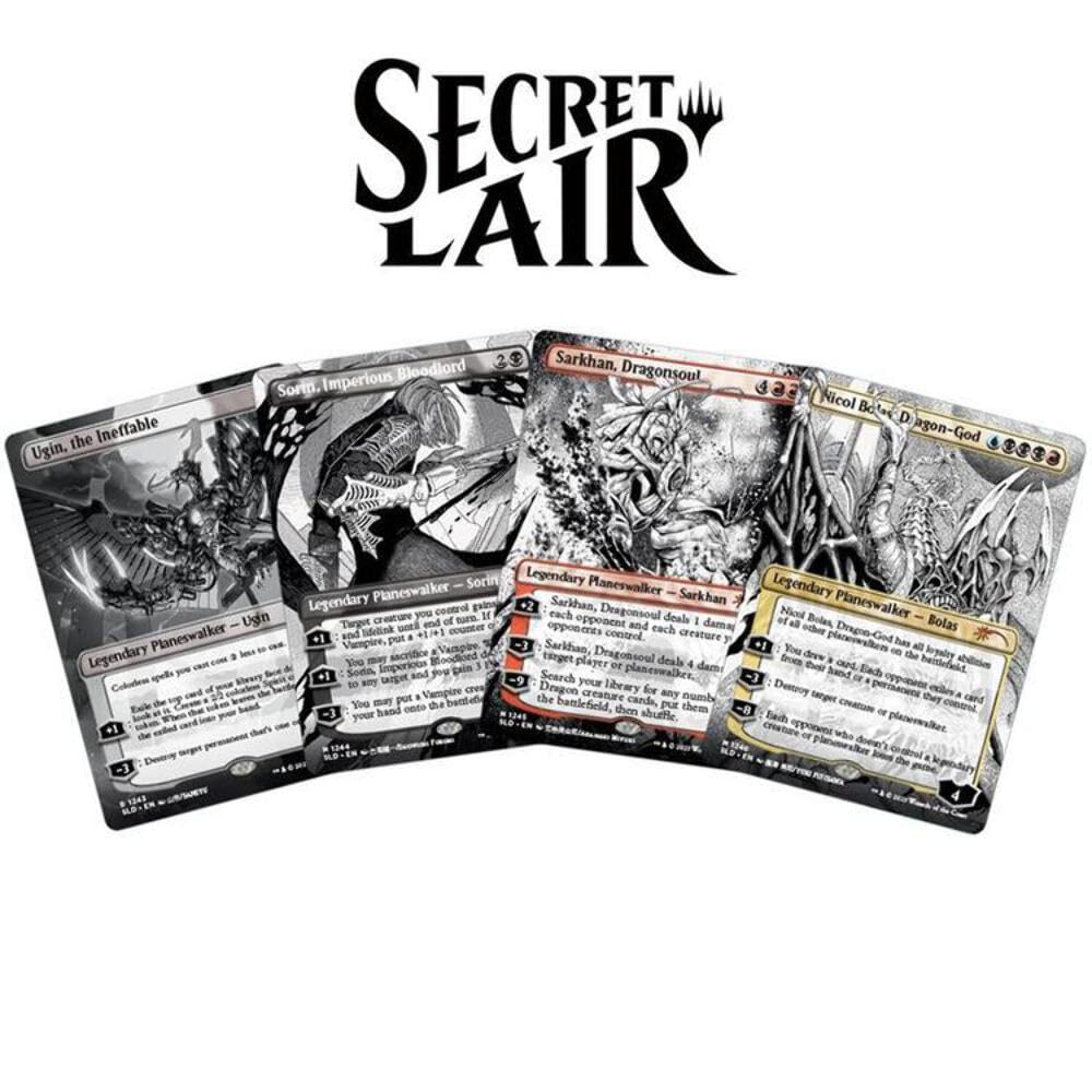 WPN Exclusive Secret Lair - More Borderless Planeswalkers - Magic: The Gathering