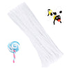100 Pieces Pipe Cleaners Chenille Stem, Solid Color Pipe Cleaners Set for Pipe Cleaners DIY Arts Crafts Decorations, Chenille Stems Pipe Cleaners