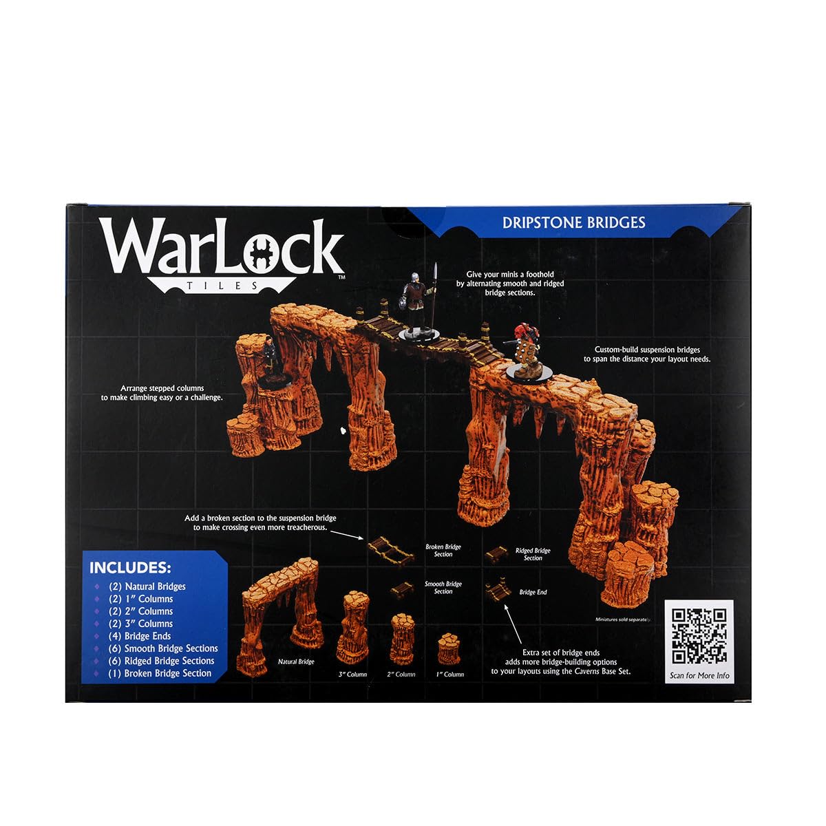 Warlock Tiles: Accessory - Dripstone Bridges