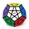 Megaminx Cube, Roxenda 3x3x3 Pentagonal Speed Cube Dodecahedron Magic Cube Puzzle Toy (Black)