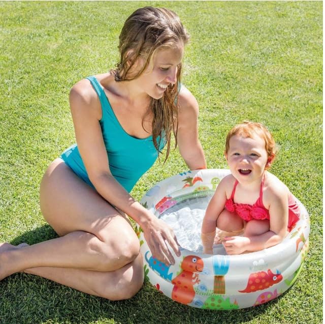 Intex Dinosaur 3 Ring Baby Pool (24 in x 8.5 in)