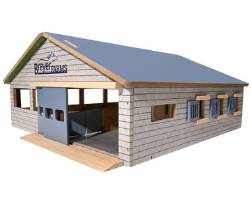 Breyer Horses Breyer Farms Deluxe Arena Stable | 24 Piece Playset | 2 Stablemates Horses Included | 24.25" L x 22" W x 10.5" H | 1:32 Scale | Model