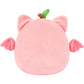 Squishmallows Original 8in Jabari The Pink Grapefruit Bat - Official Jazwares Plush (Little)