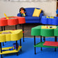 Children's Factory - AFB5100PY Toddler Sensory Table with Lid, Adjustable Height Sand & Water Indoor/Outdoor Play Equipment for Kids