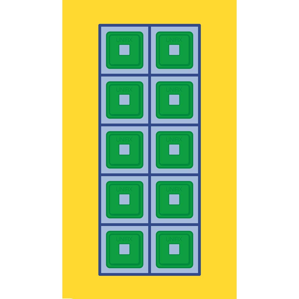 Didax Educational Resources UNIFIX Ten-Frame Card Game