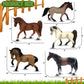 ZAGA Toys Stallion Bundle - Hand-Painted Horse Figurines | Tennessee White, Tennessee Walker, Hanover, Pure Blood Lusitano | Collectible Animal Set