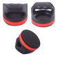 Air Hockey Pushers and Air Hockey Pucks, 2PCS Striker with 2PCS Plastic Pucks and 2PCS Logoed Aluminum Pucks