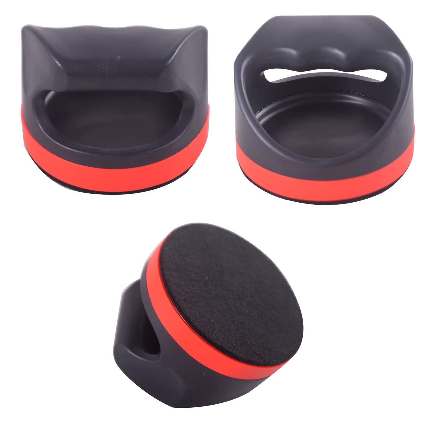 Air Hockey Pushers and Air Hockey Pucks, 2PCS Striker with 2PCS Plastic Pucks and 2PCS Logoed Aluminum Pucks