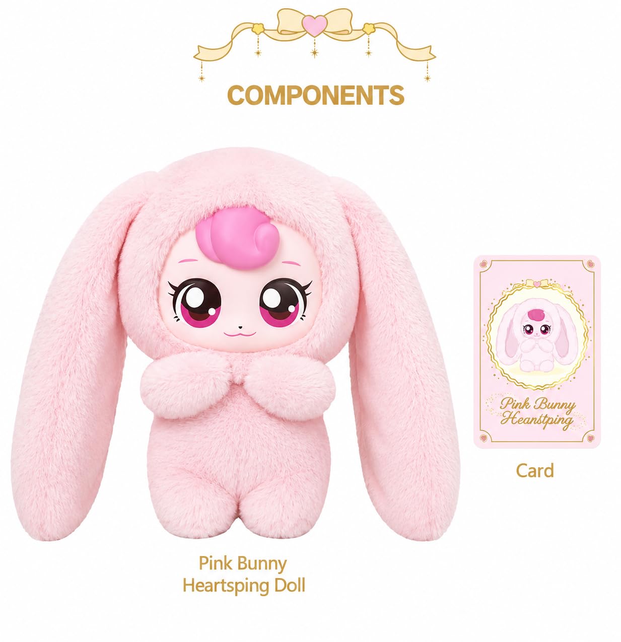RaoNEE Princess Catch Teenieping Season 6 Plush Doll 8" Pink Bunny Heartsping 2026 NEW