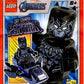 LEGO Marvel Superheroes: Black Panther Minifigure with Royal Talon Fighter and Black Cape