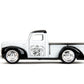Jada Toys Disney Steamboat Willie 1941 Ford Pickup - Disney Mickey Mouse 1:32 Scale Die-Cast, Opening Doors, Rubber Tires - Collectible for Adults