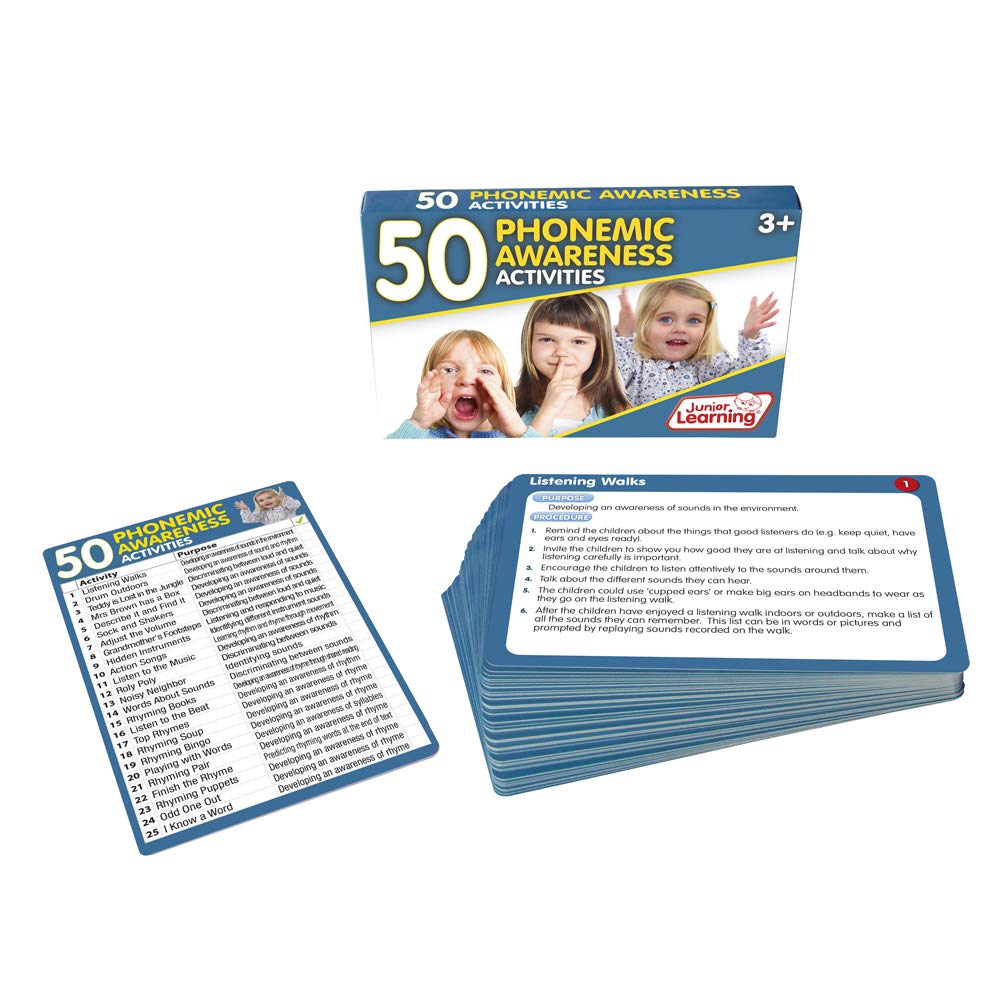 Junior Learning 50 Phonemic Awareness Activities, Multi